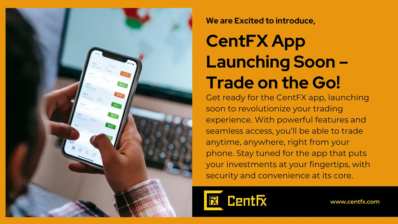 CentFX යෙදුම ළඟදීම දියත් කෙරේ